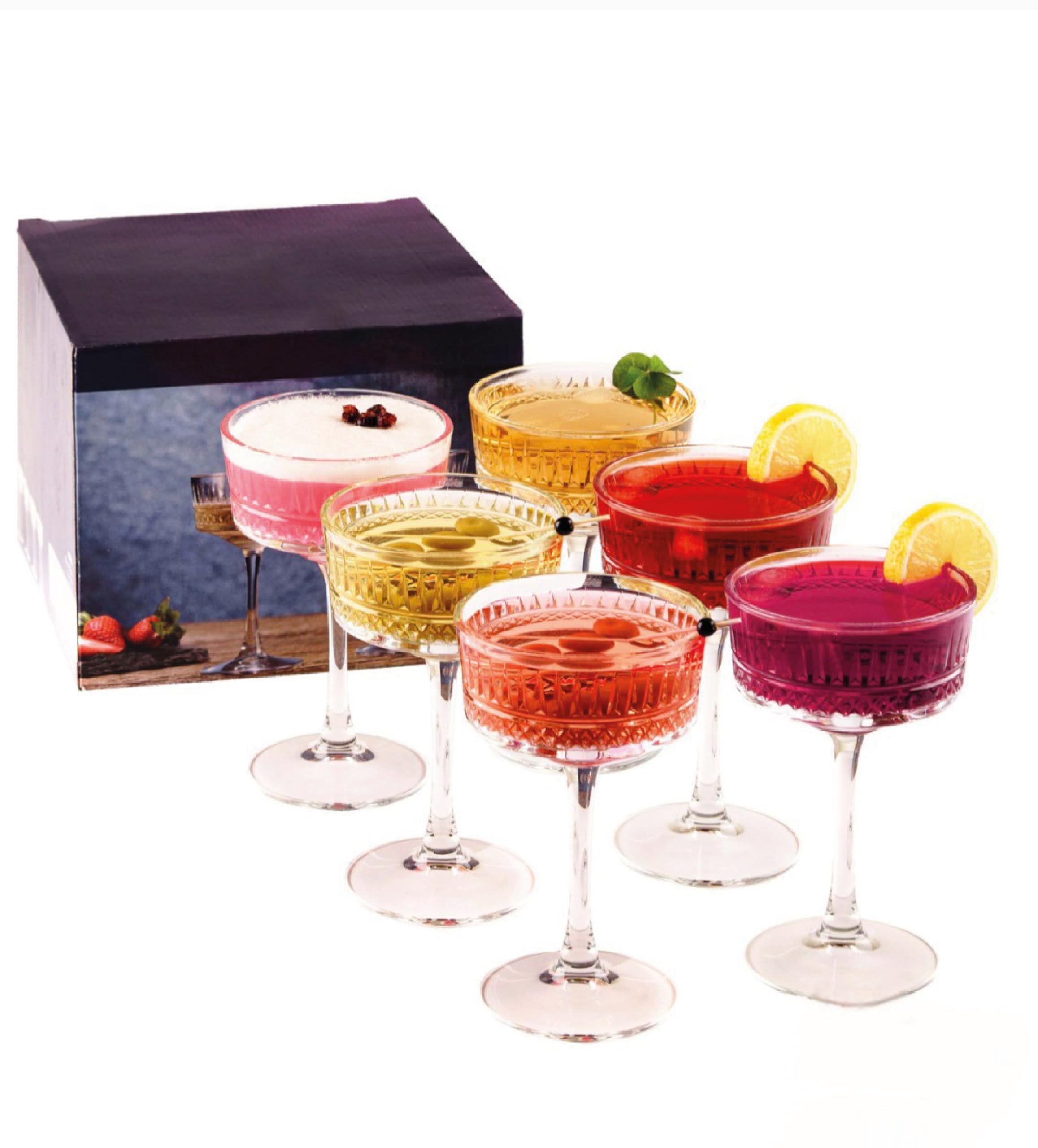 the mask el turko front packaging showing six glasses ready to gift and protect