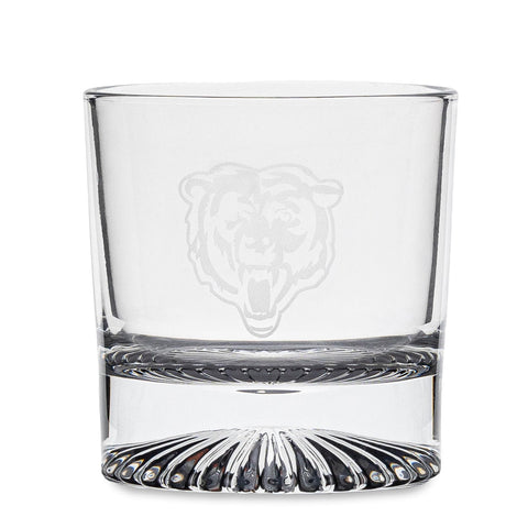 The Memory Company Chicago Bears chilling stones in a glass demonstrating dilution-free cooling