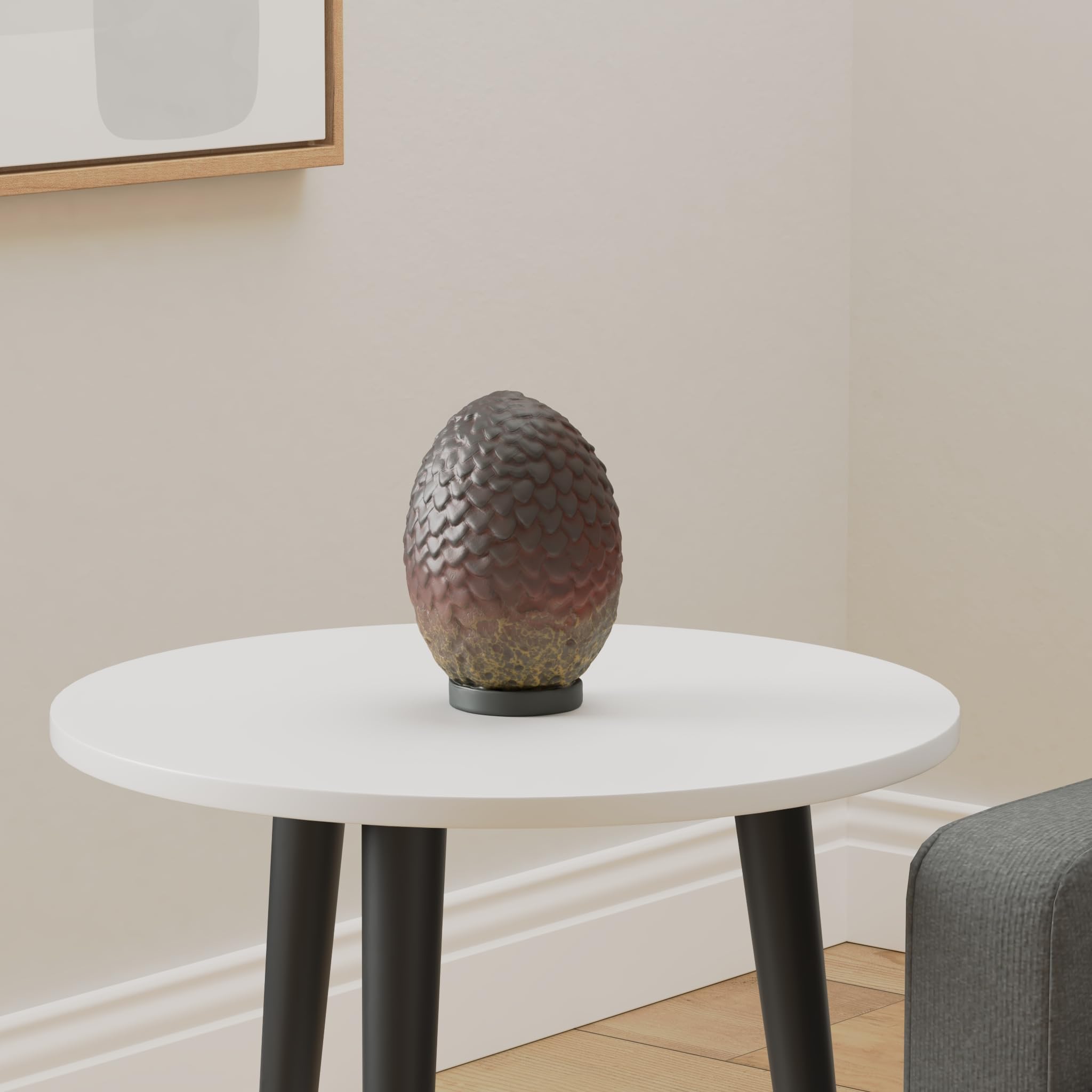The Noble Collection Drogon egg close-up texture revealing hand-painted detail and realism