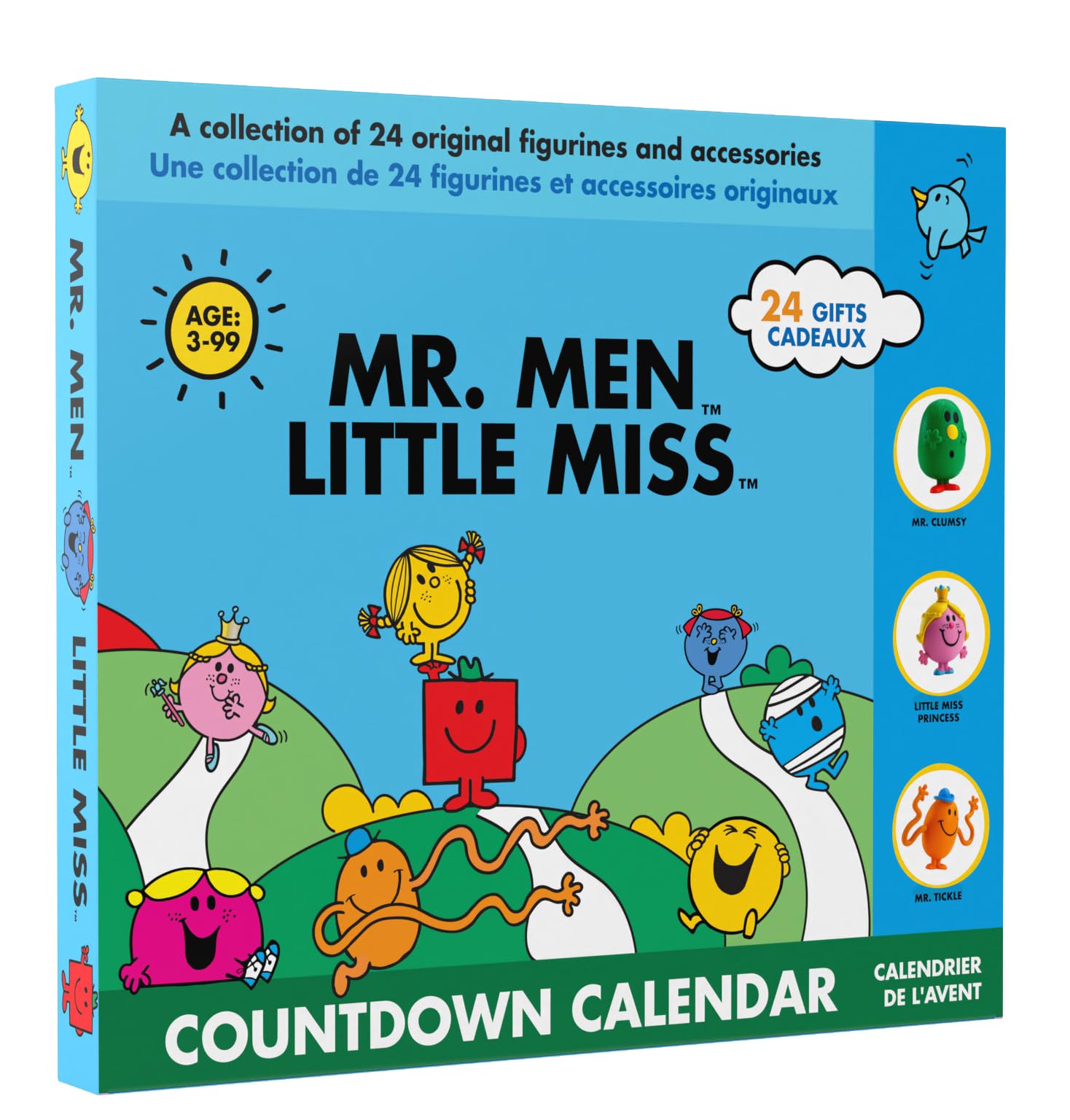 THE PURPLE COW ADVENT CALENDAR front packaging shows colorful countdown windows and brand appeal