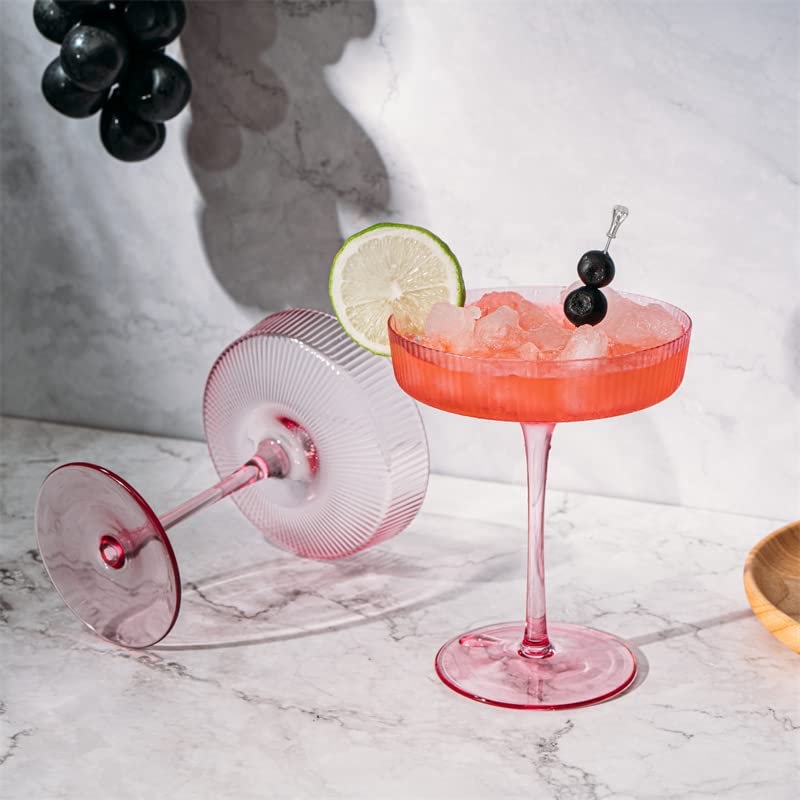 The Wine Savant coupe filled with mimosa showcases celebratory presentation benefit