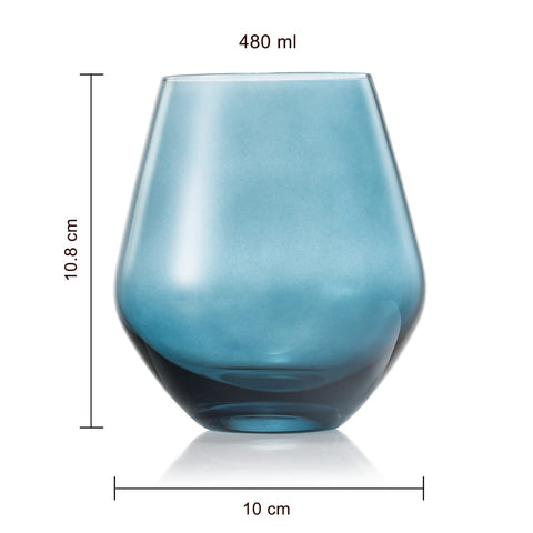 The Wine Savant Khen lineup showing each pastel hue, creates coordinated yet diverse setting