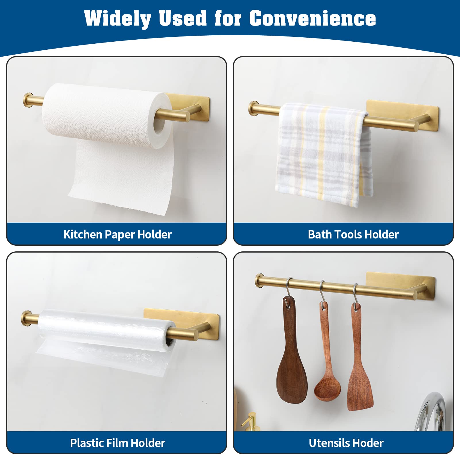 theaoo adhesive pads and screws kit displayed for flexible, tool-free or permanent install