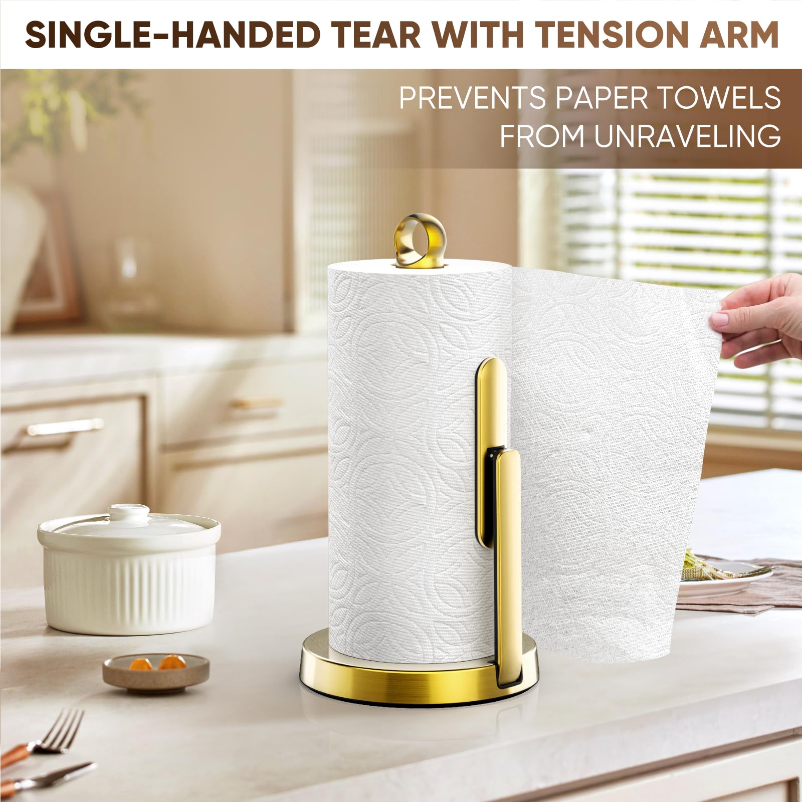 theaoo placed on bathroom vanity showing compact, rust-resistant styling