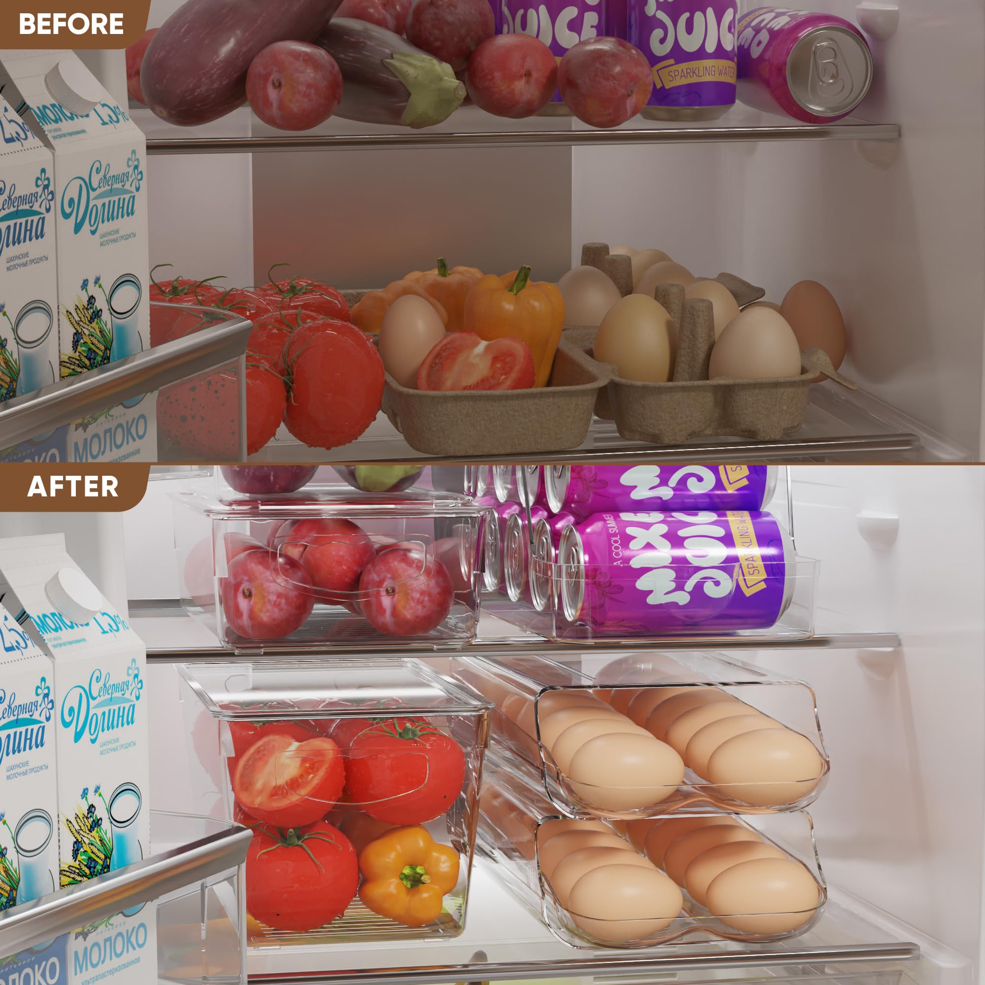 theaoo transparent top reveals egg inventory for fast checks