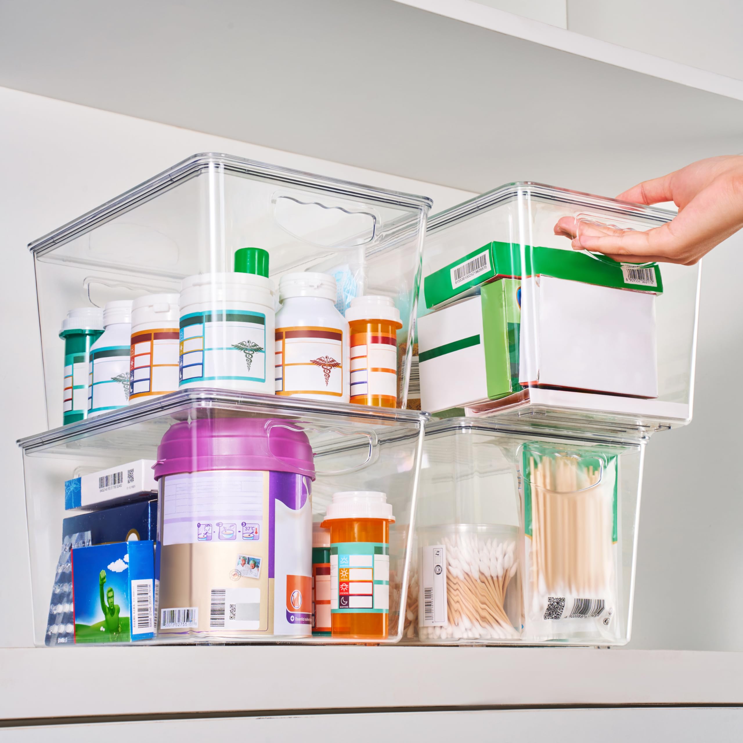 theaoo pantry contents illustrates versatile storage for cans, packets, and jars