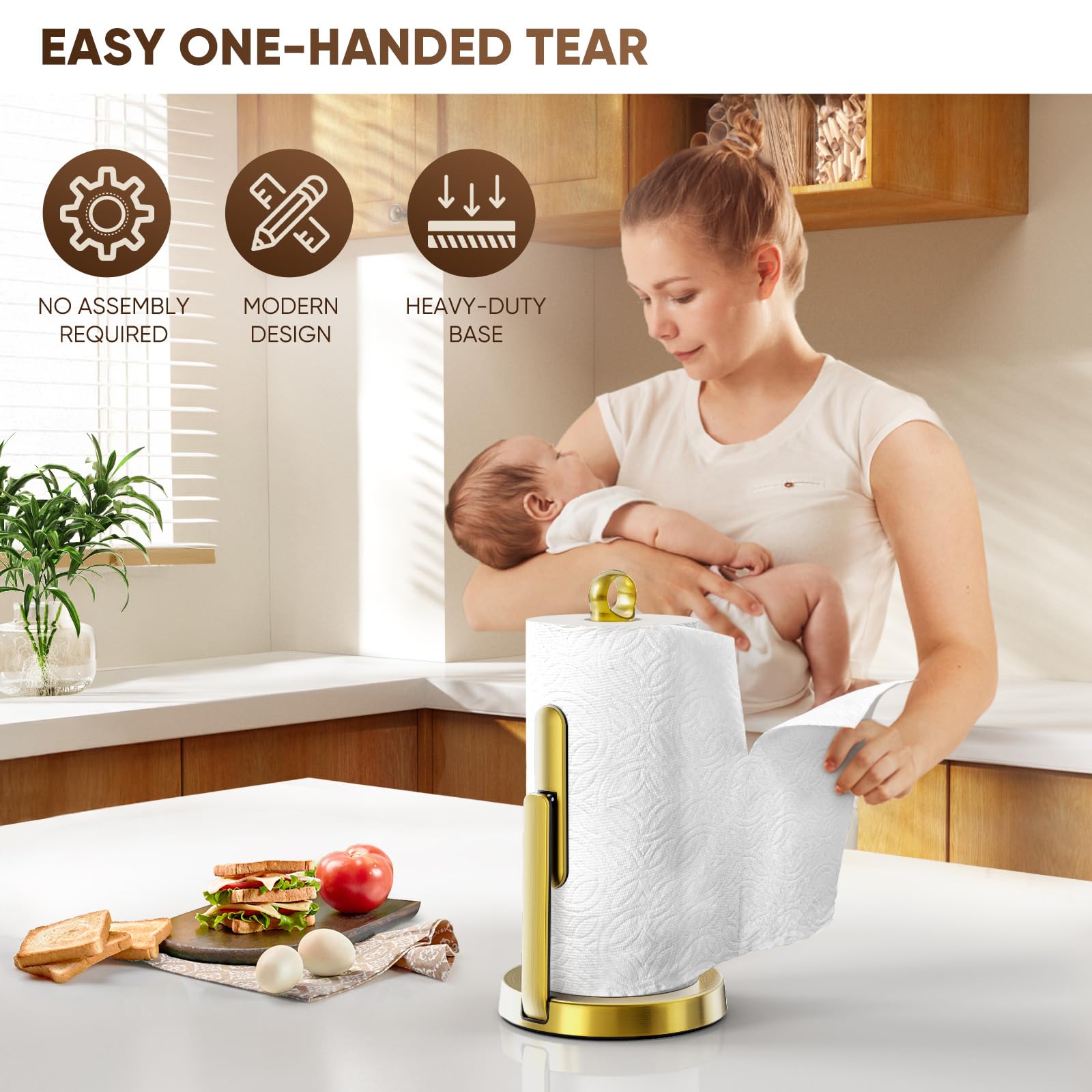 theaoo ring handle held in hand for easy portability between rooms