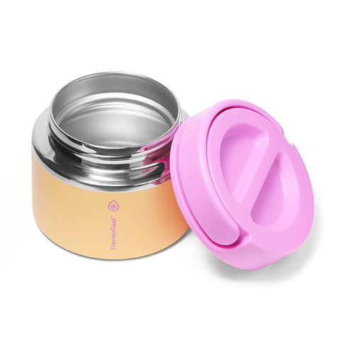 ThermoFlask lid gasket close-up showing leakproof seal for spill-free transport