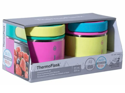 ThermoFlask open lid and stainless steel interior close-up highlighting insulation and easy cleaning