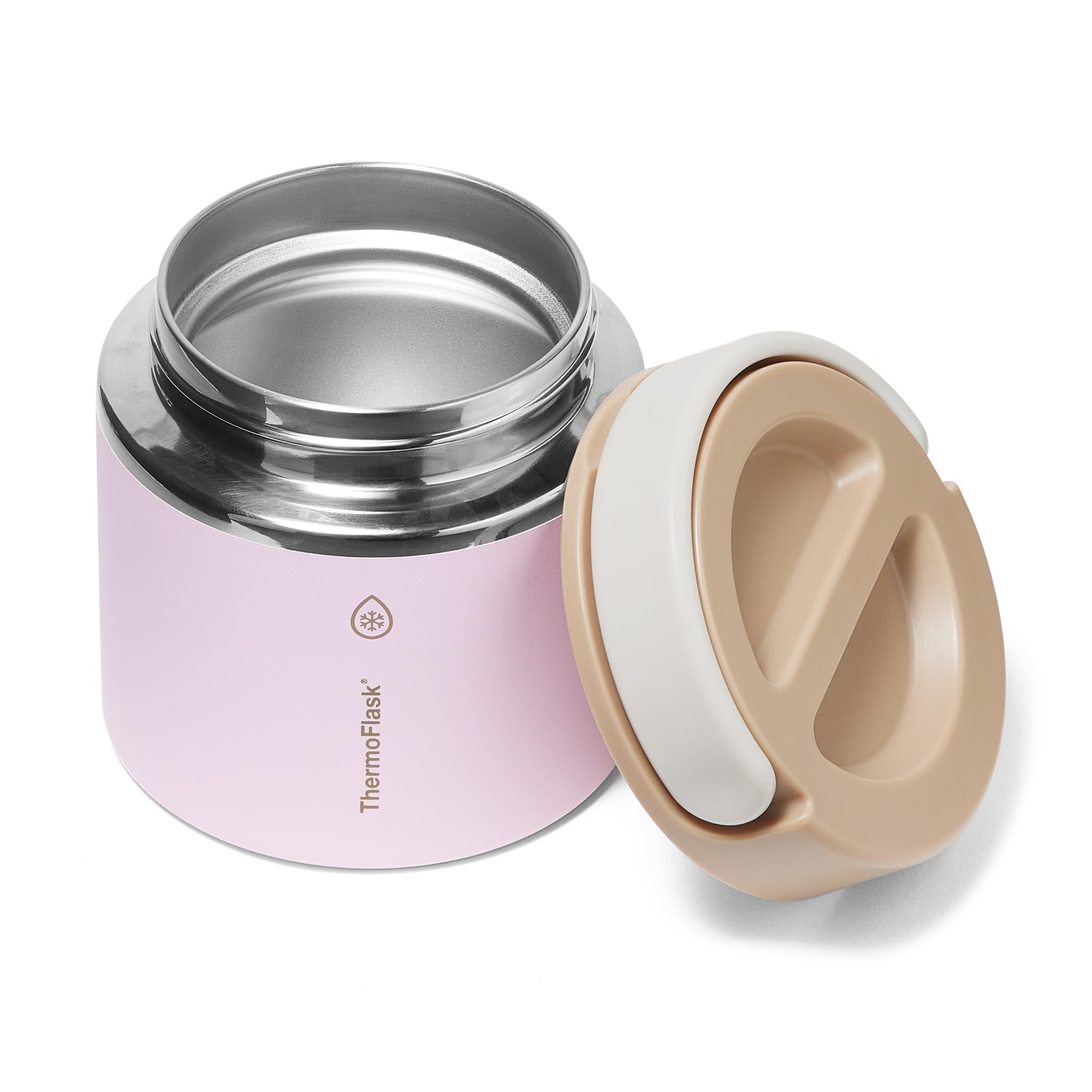 ThermoFlask stainless steel close-up showing durable interior that resists flavors
