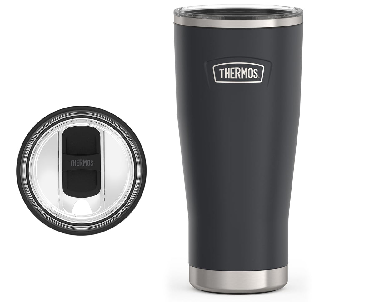 THERMOS granite front view showing 24oz capacity and sleek design for everyday use