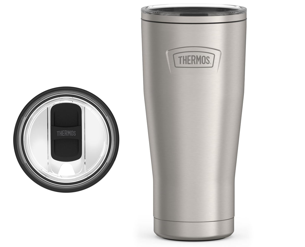 THERMOS Icon Series front view showing sleek matte finish and capacity benefit