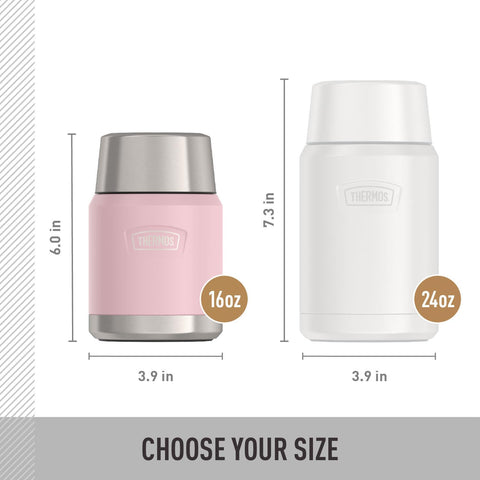 THERMOS interior view of 18/8 stainless steel for durable, odor‑resistant benefit