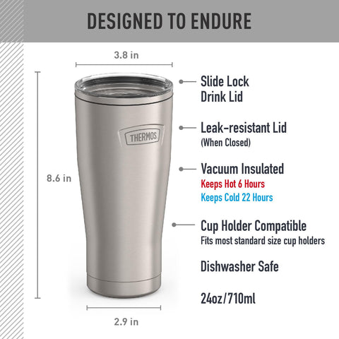 THERMOS lid open showing wide mouth and easy cleaning benefit