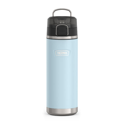 THERMOS front view of 24oz Glacier bottle showing sleek design and durable finish