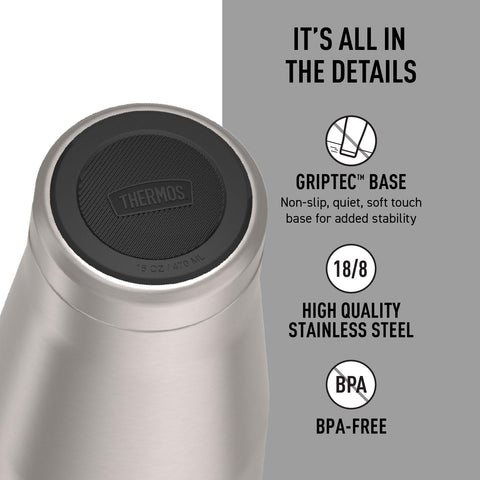THERMOS GRIPTEC non-slip base detail preventing slips and protecting surfaces