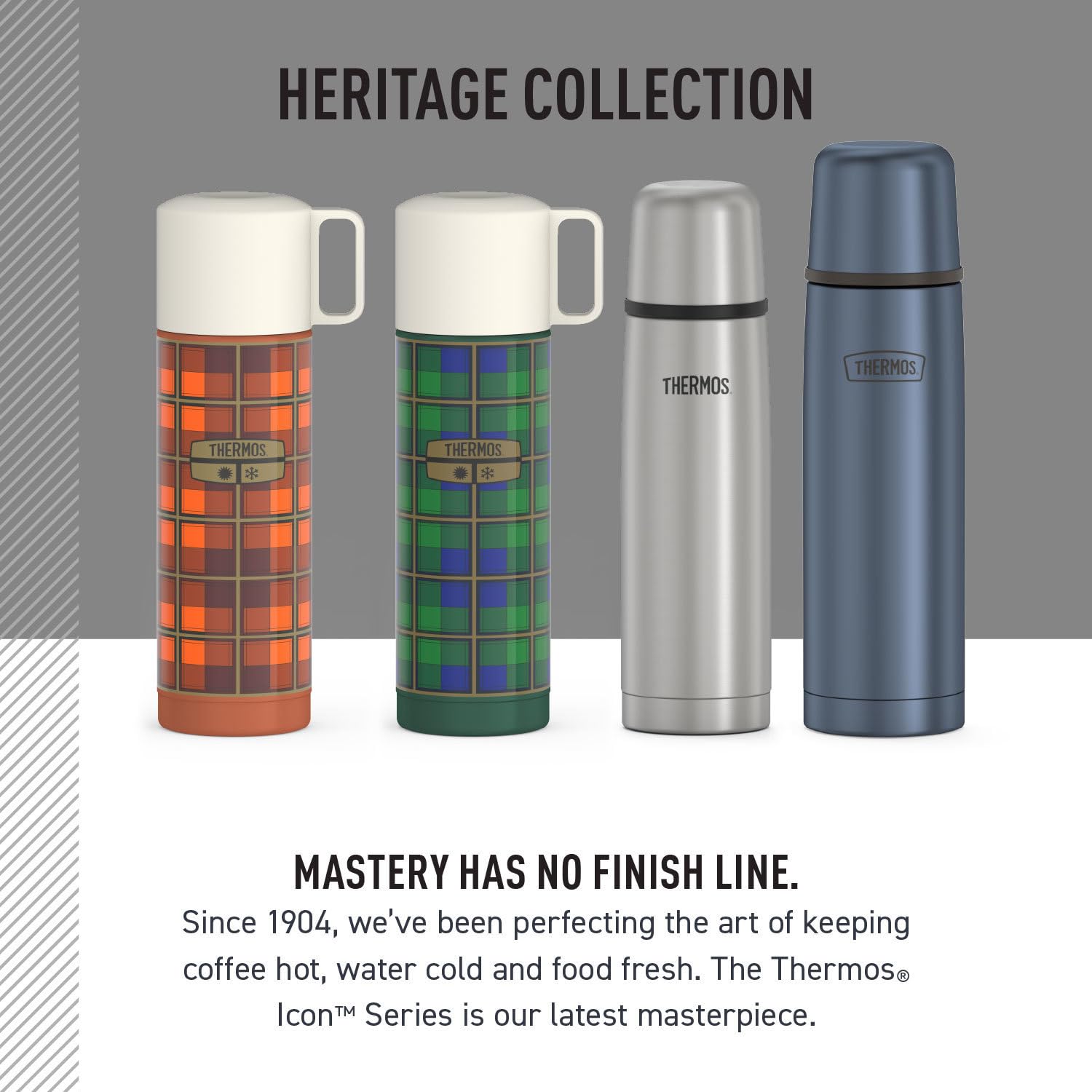 THERMOS held in hand to show 16 oz scale and easy-carry benefit