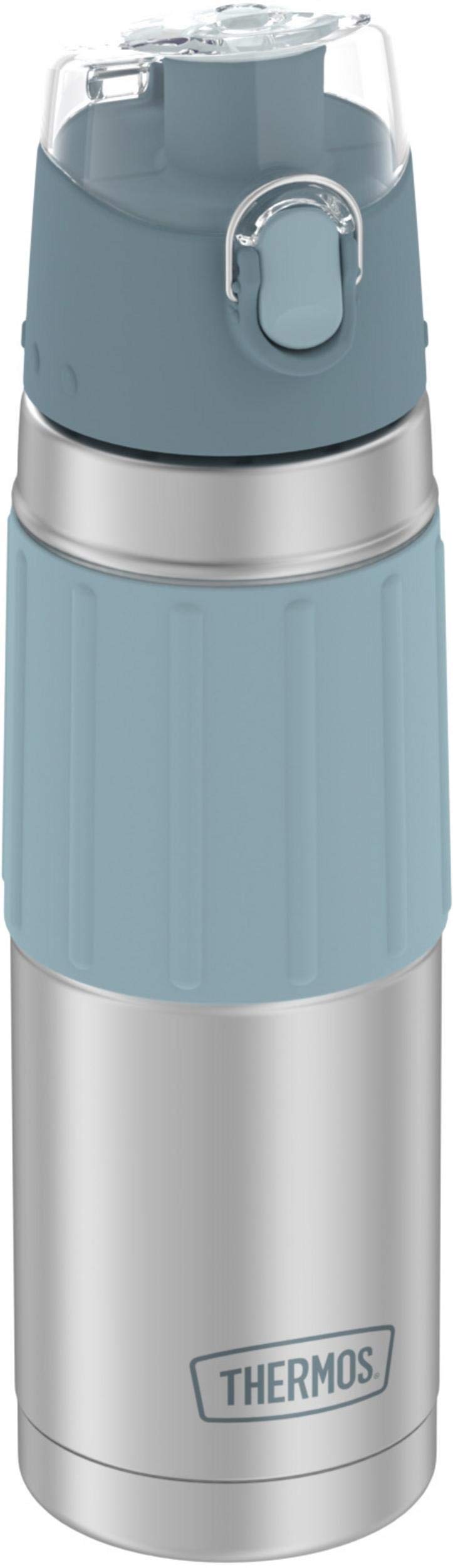 THERMOS close-up of silicone grip highlighting secure hold and added protection against slips