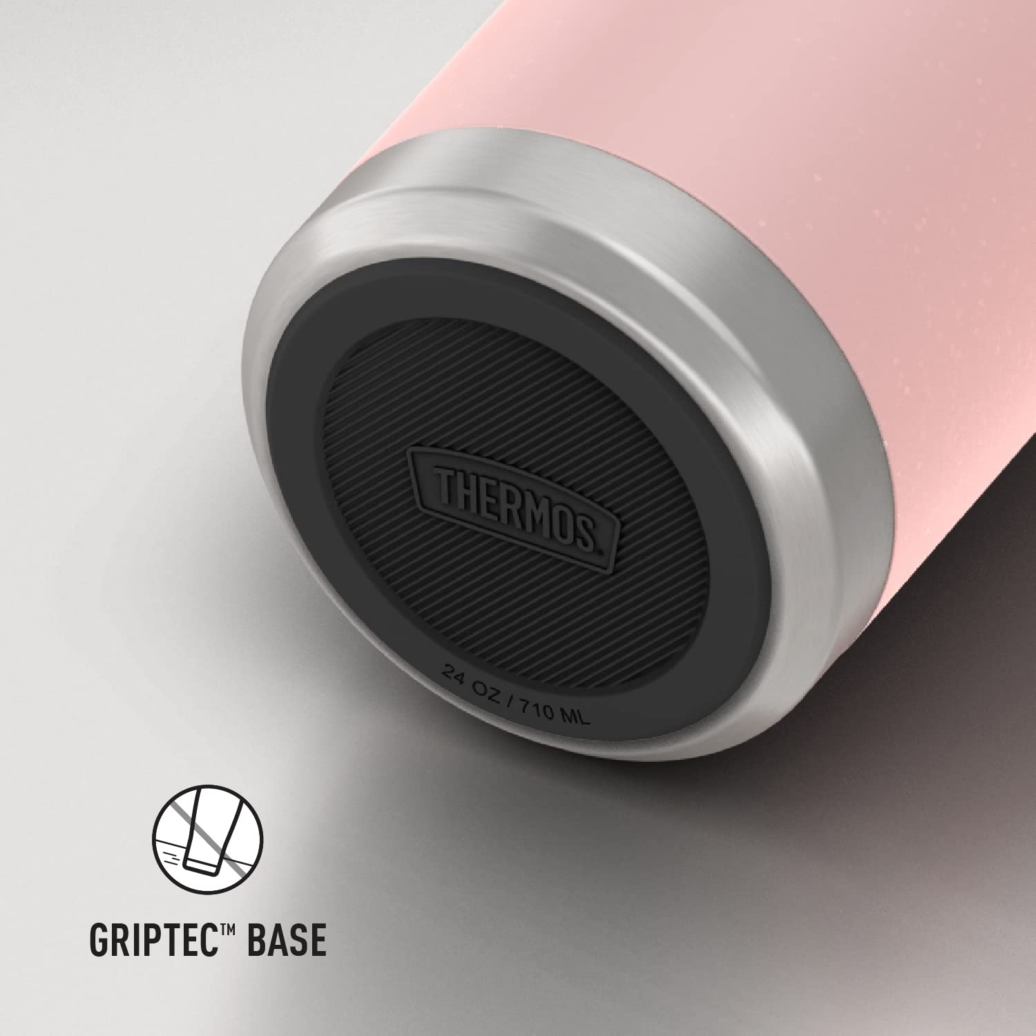 THERMOS 24oz bottle in hand showing scale and comfortable everyday carry