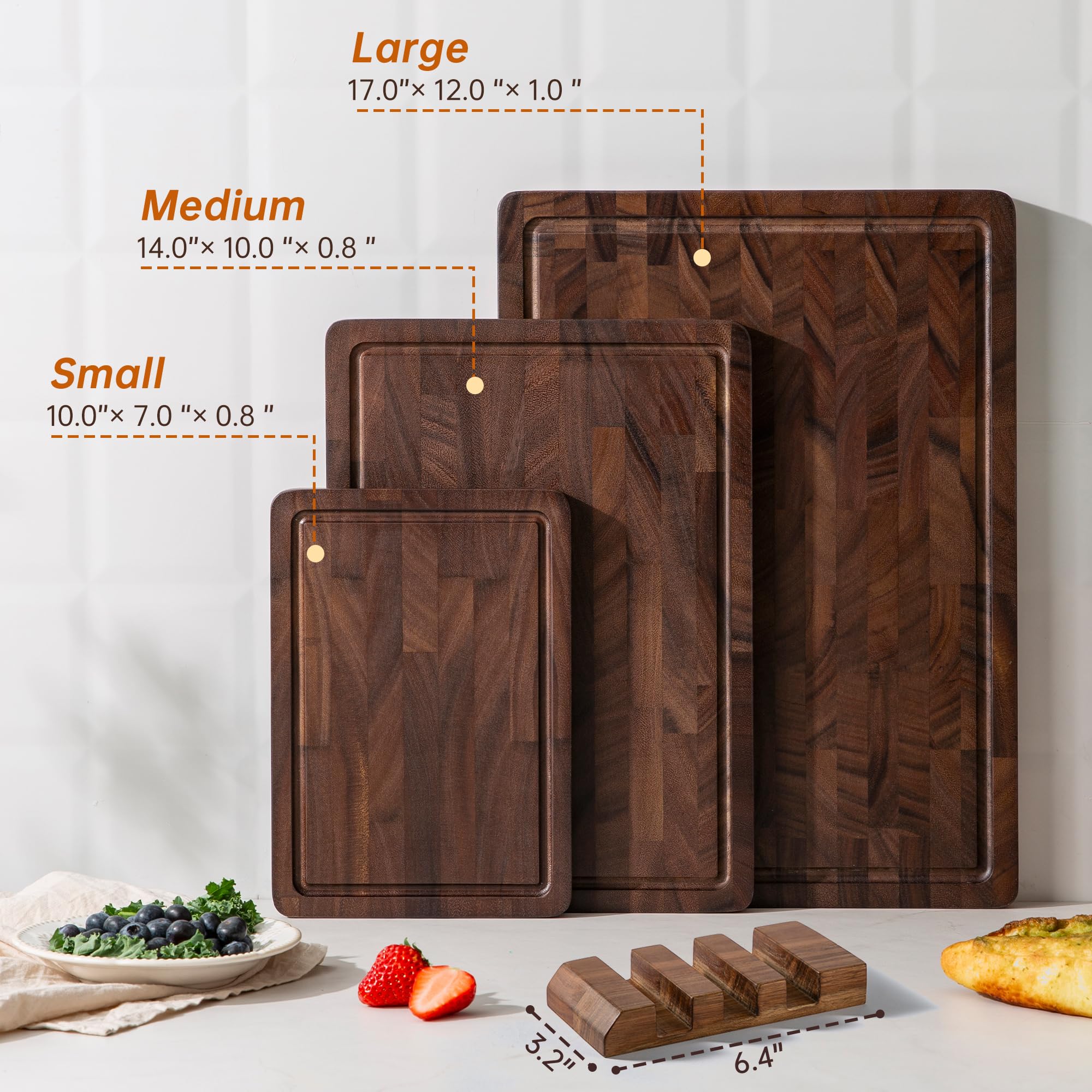 thetchry juice groove detail capturing liquids and protecting countertops