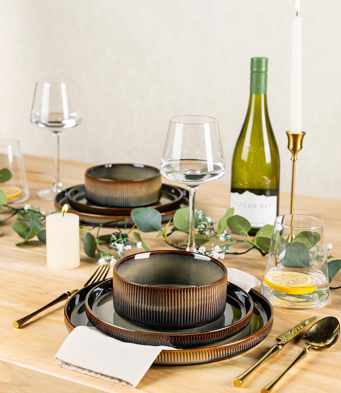 theterra cereal bowl detail highlighting glaze finish and durable construction