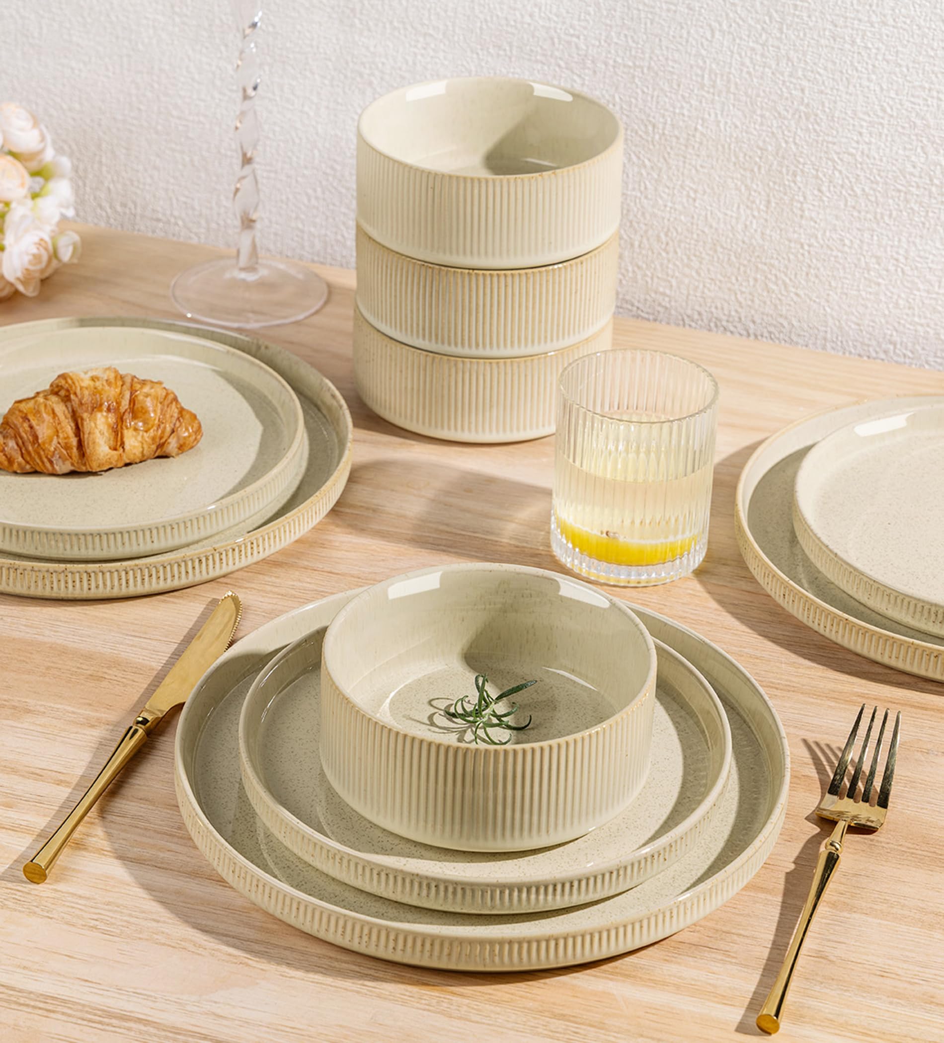 theterra cereal bowl filled with soup showing depth and versatile serving benefit
