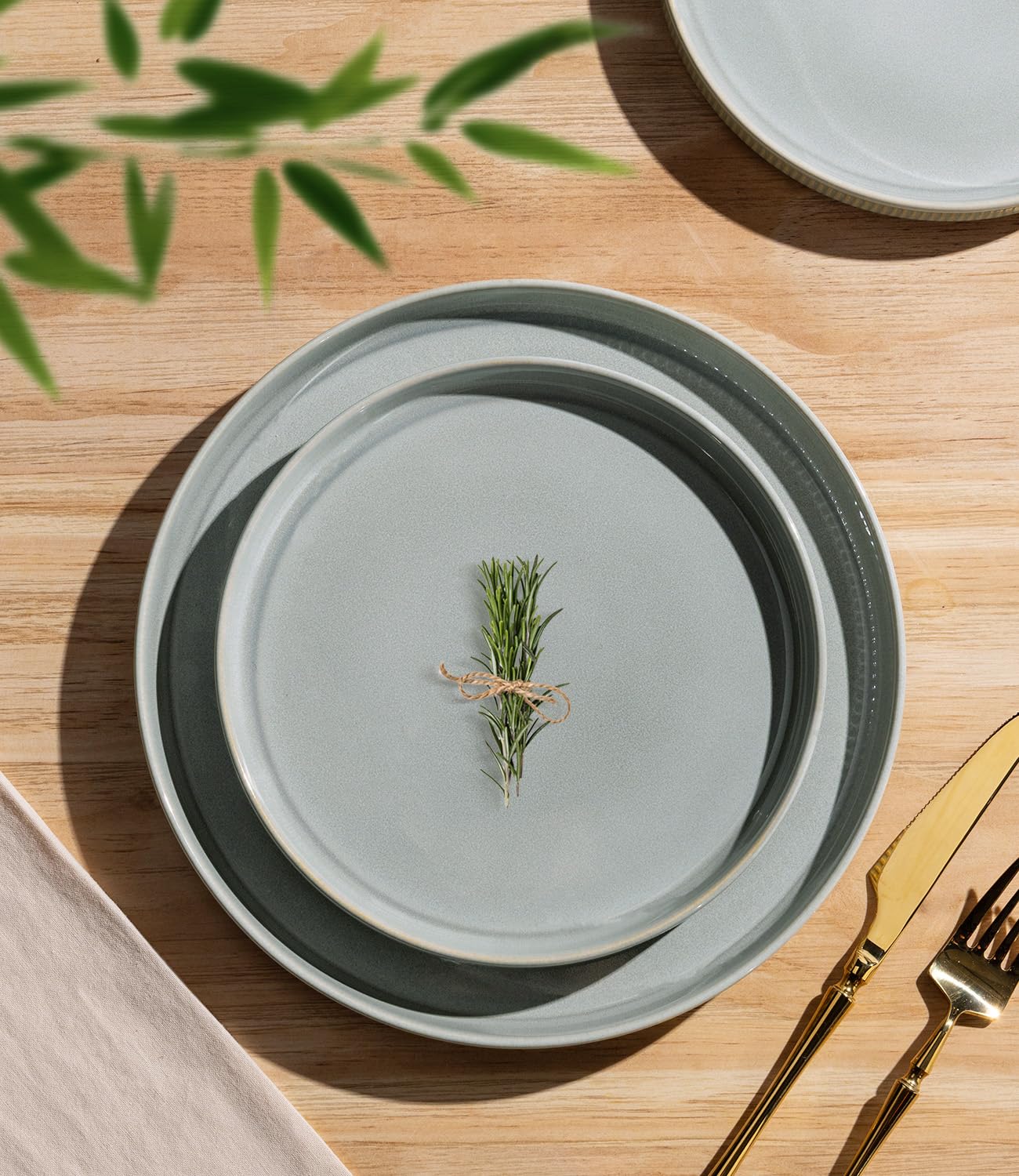 theterra closeup of double reactive glaze highlighting handcrafted texture and color depth