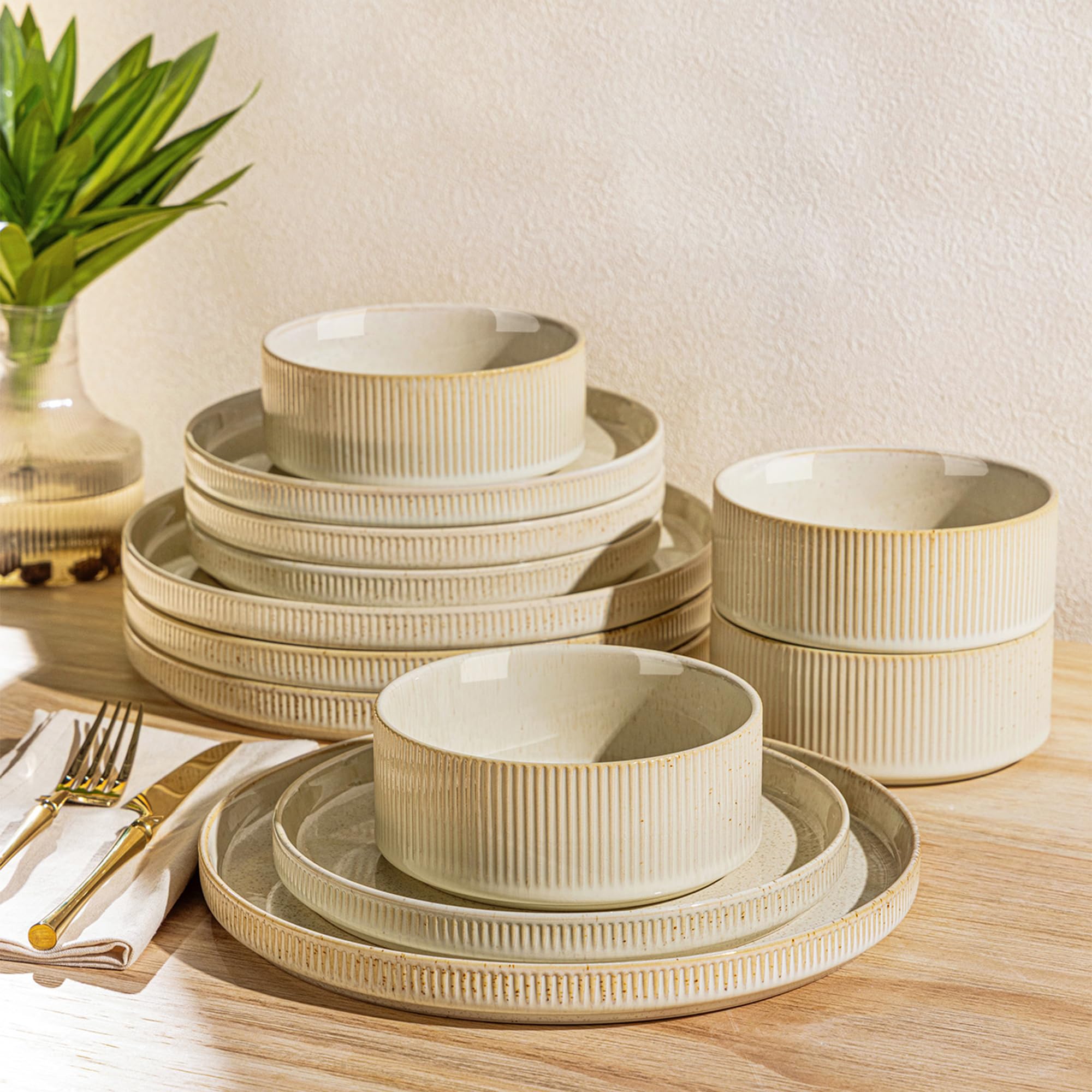 theterra front packaging showing full 12-piece set and elegant presentation benefit