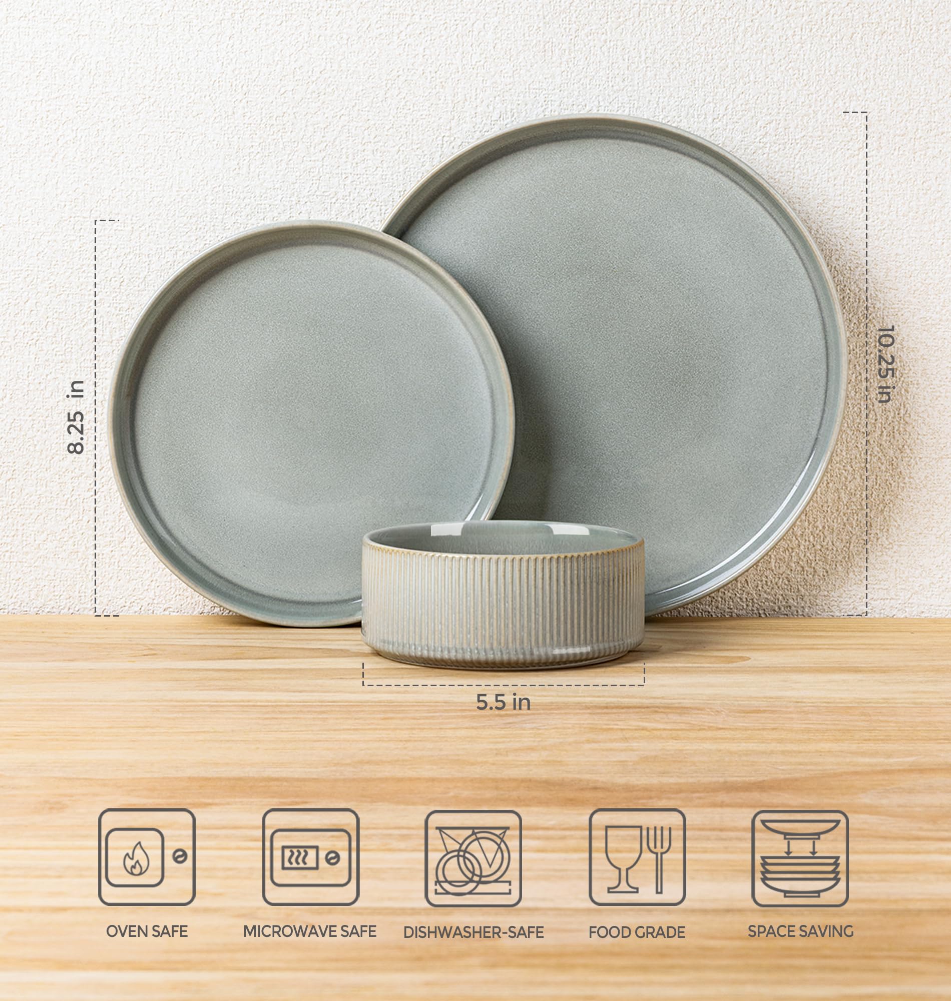 theterra lifestyle table setting showing calm neutral tones and elevated dining ambience