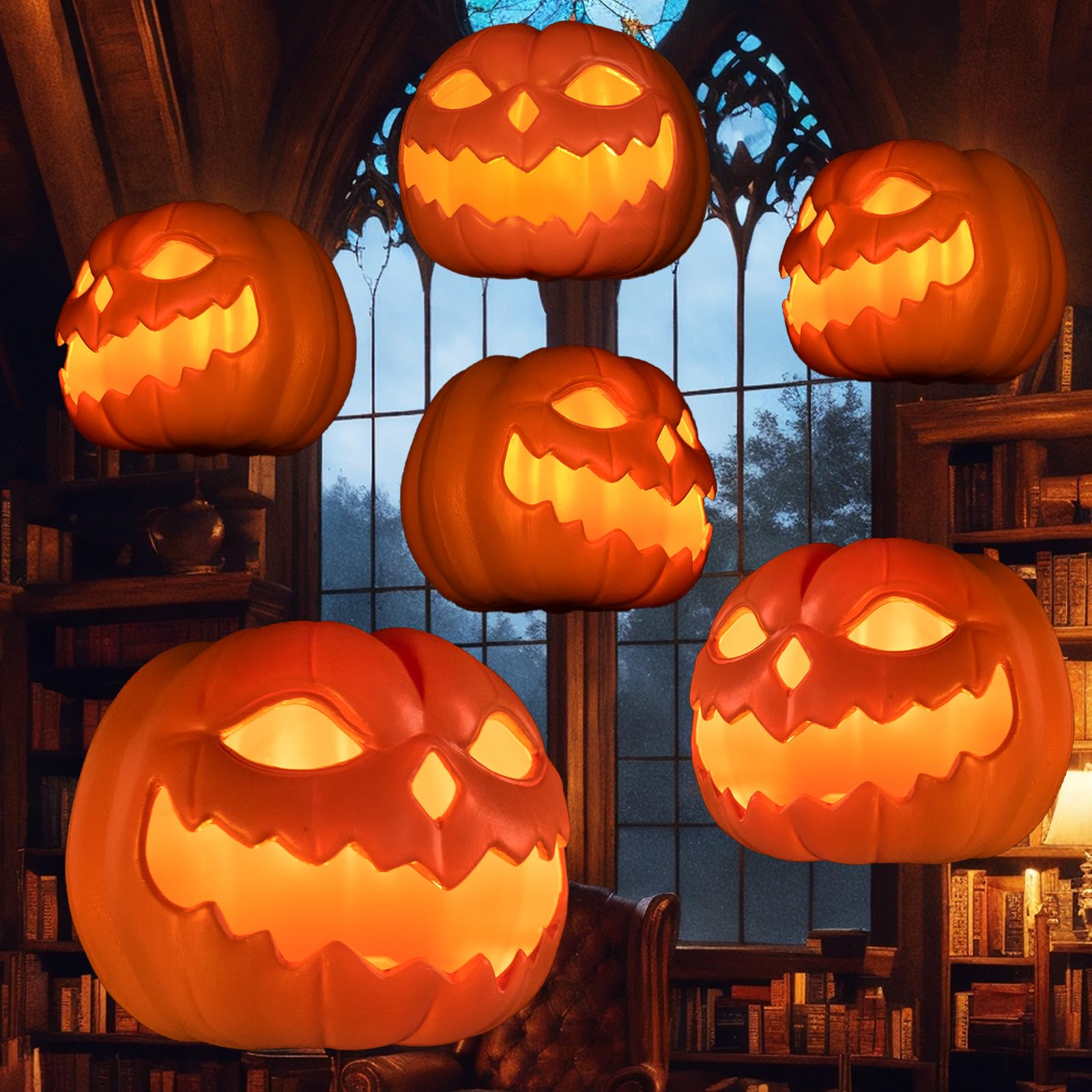 Thigreact pumpkin held in hand showing compact size and easy installation
