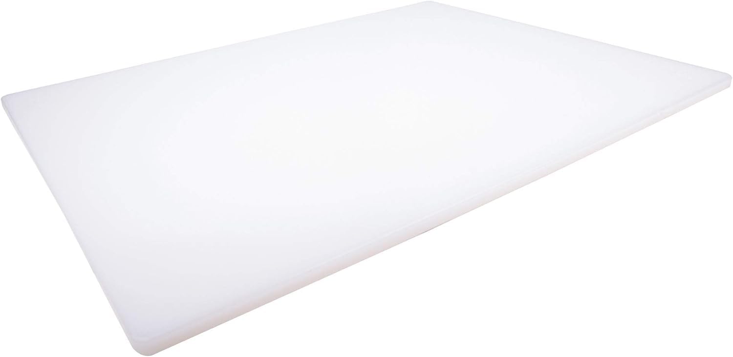 Thirteen Chefs front view of the white 24x18 cutting board showing full surface benefit