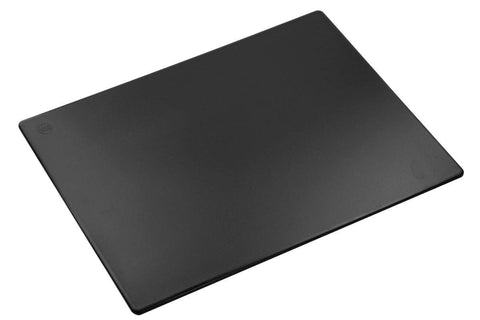 Thirteen Chefs front view of black cutting board showing large work surface and durability