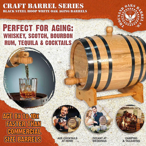 THOUSAND OAKS BARREL close-up of charred interior revealing flavor extraction