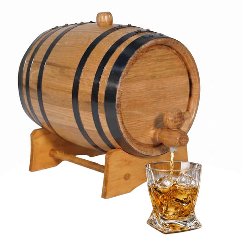 THOUSAND OAKS BARREL front view showing compact mini keg benefit
