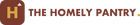 The Homely Pantry logo — H monogram with chestnut wordmark