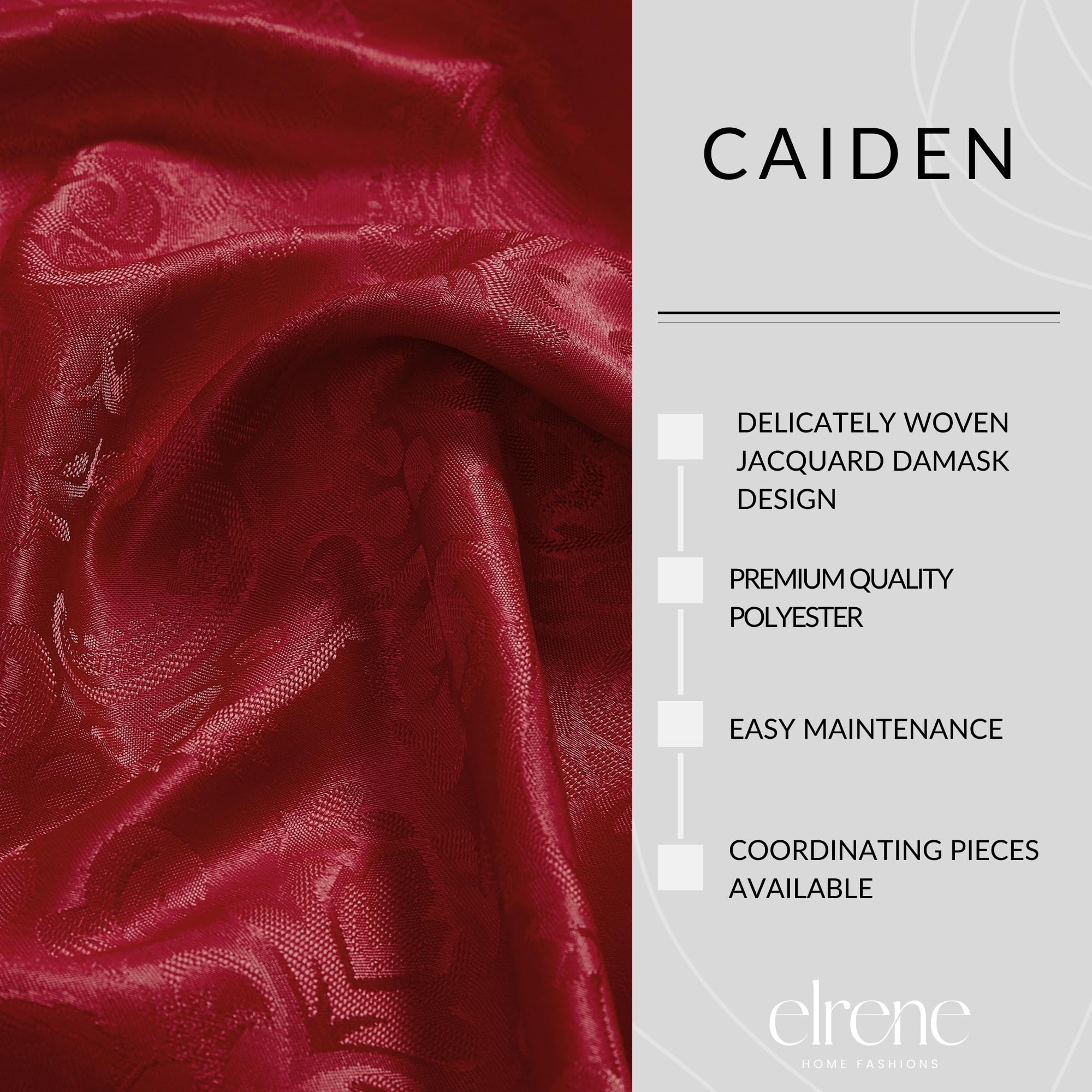 Threadmade Caiden hem edge detail showing stitched border that prevents fraying and extends life
