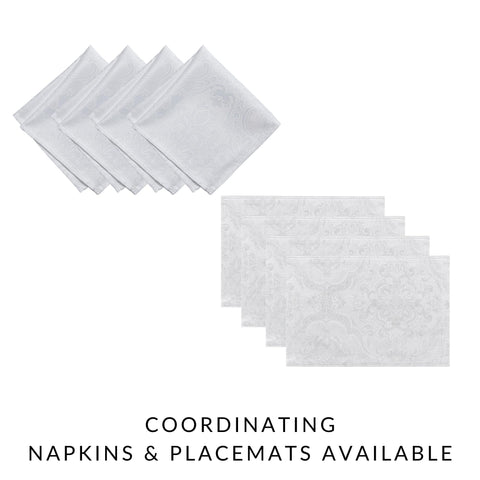 Threadmade Caiden on a table with place settings showing styling versatility