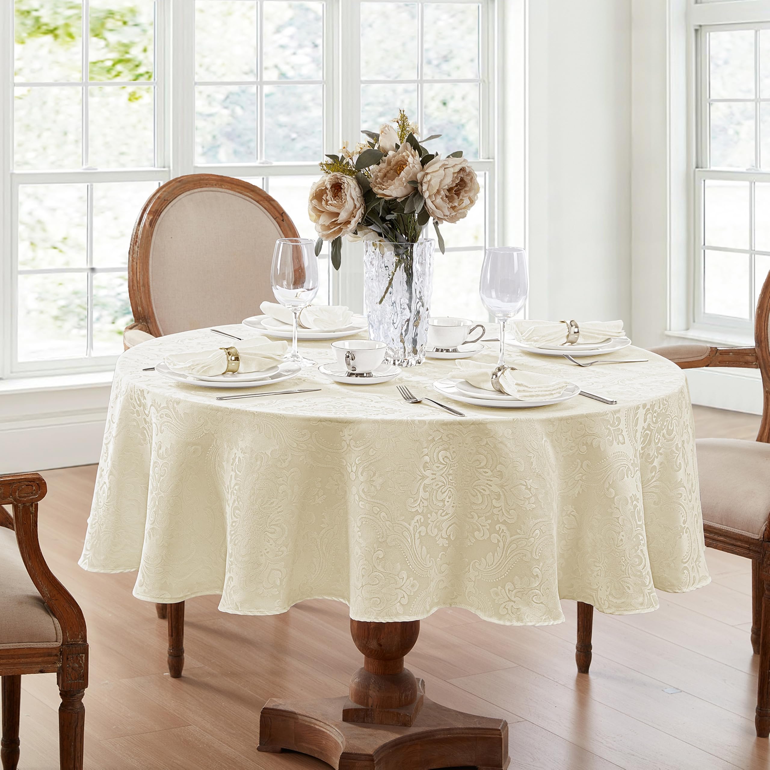 Threadmade Caiden close-up of damask weave highlighting textured pattern and refined touch