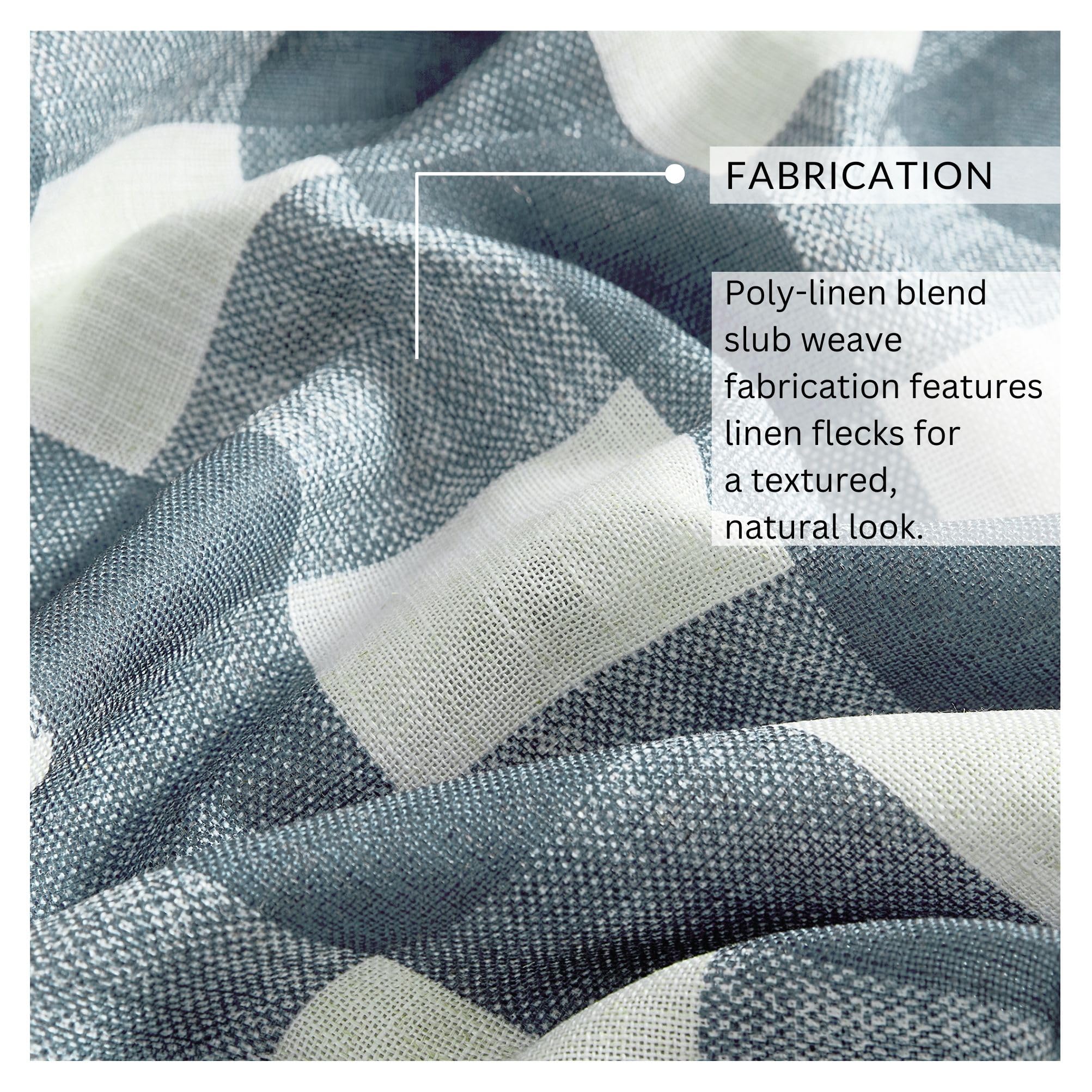 Threadmade Grainger panel styled in living room for privacy and ambience