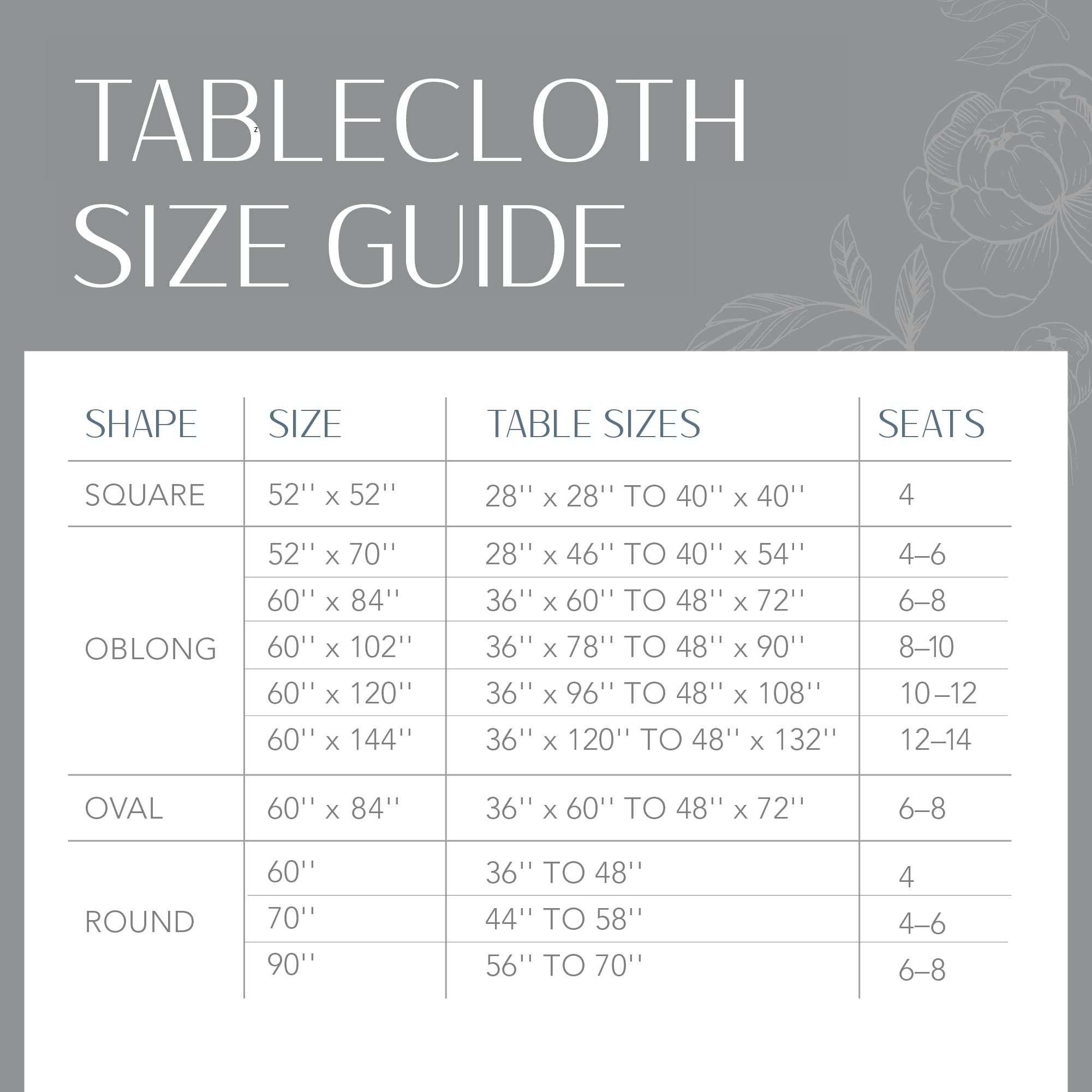 Threadmade folded tablecloth ready to store or gift, showing fabric thickness and finish