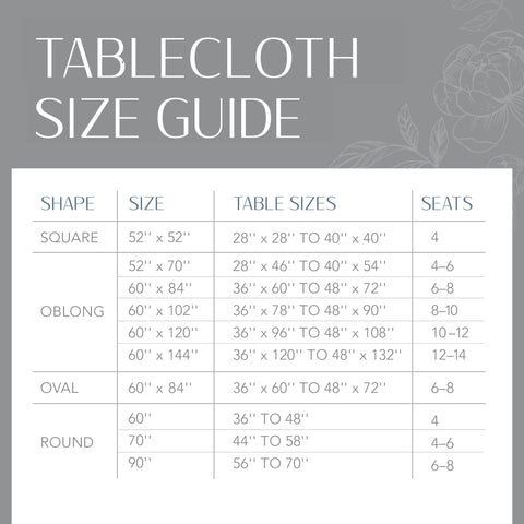 Threadmade folded tablecloth ready to store or gift, showing fabric thickness and finish