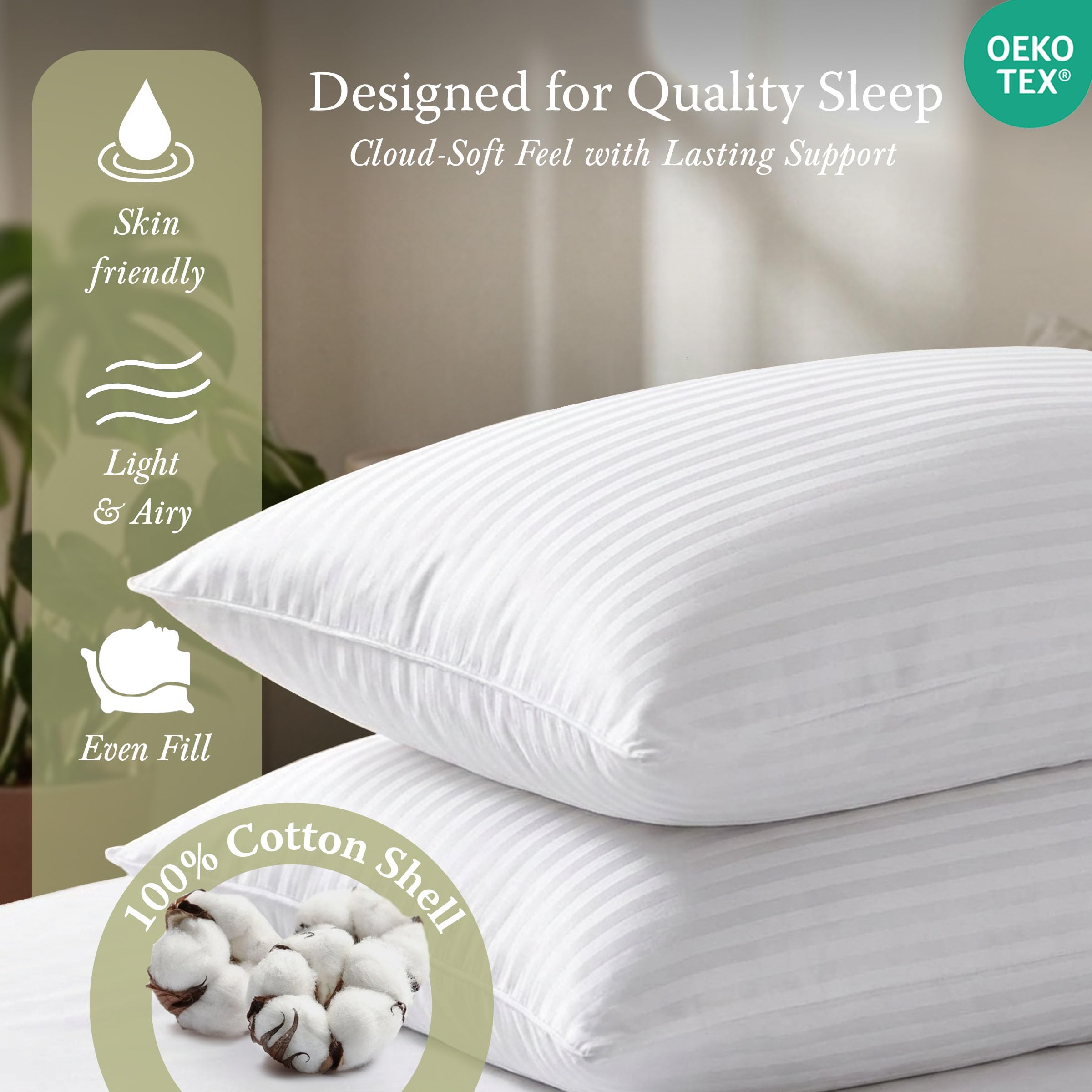 Threadmill cotton cover close-up displaying breathable texture for cool sleep
