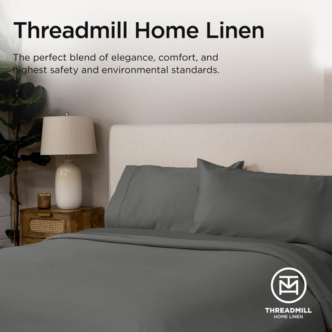 Threadmill reusable cotton tote packaging showing eco-friendly delivery and storage
