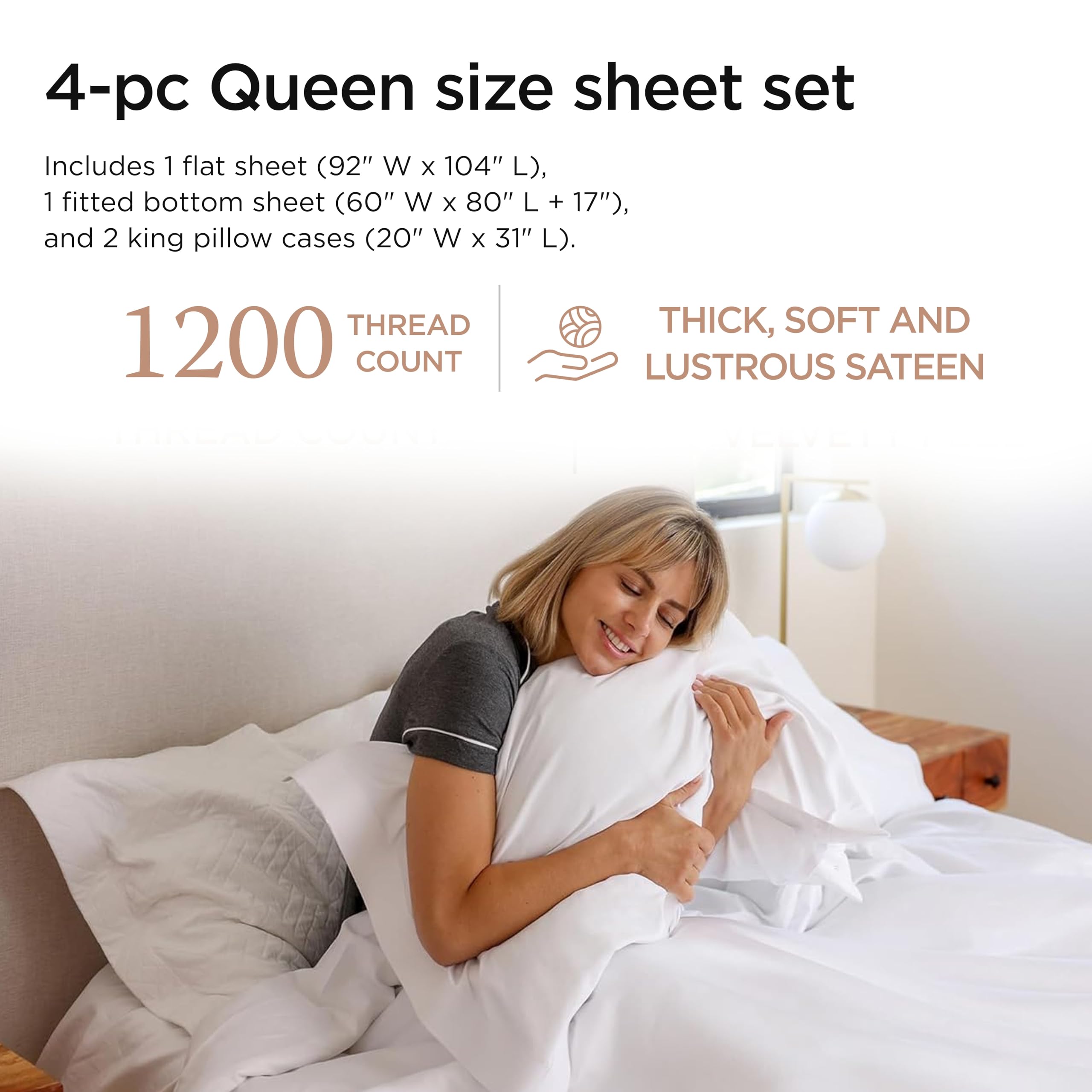 Threadmill close-up of sateen texture revealing smooth weave and comfortable sheen
