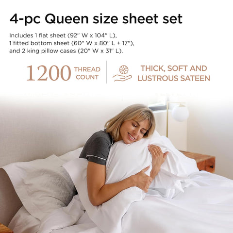 Threadmill close-up of sateen texture revealing smooth weave and comfortable sheen