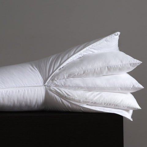 Three Geese front view of assembled pillow showing cover and neat finish for comfortable sleep