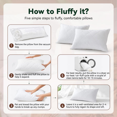Three Geese styled bedroom scene with pillows showing aesthetic appeal and ready-to-sleep comfort