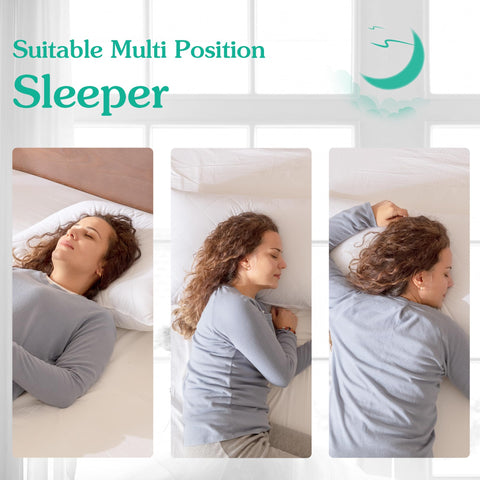 Three Geese pillows vacuum packed in box for compact, secure shipping