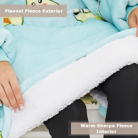 THREE POODLE giant kangaroo pocket detail storing phone and keeping hands warm