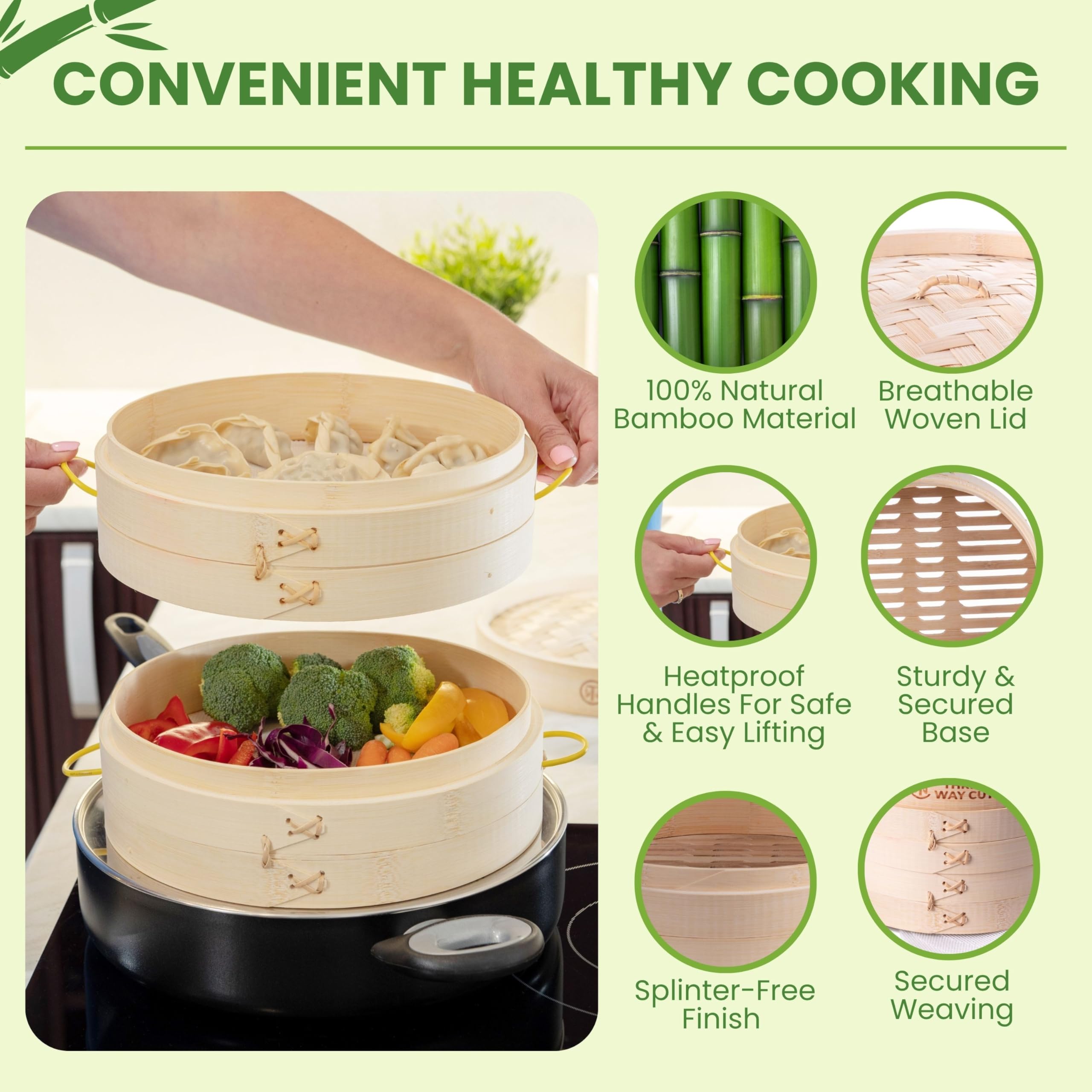 Three Way Cut four reusable silicone liners fanned out showing nonstick easy-clean benefit